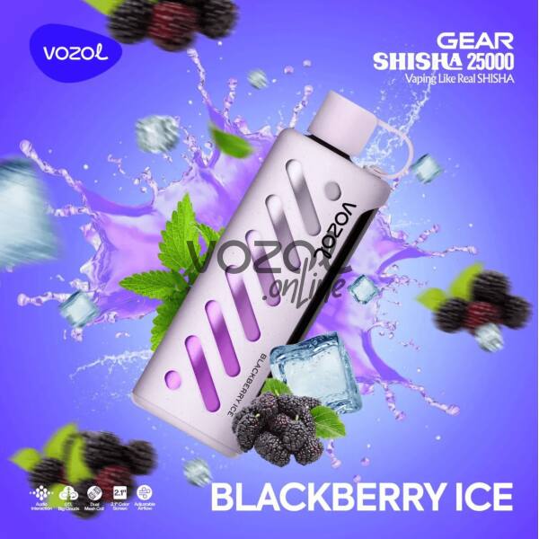 Vozol Gear Shisha 25000 Blackberry Ice