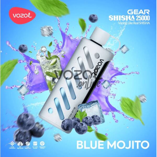 Vozol Gear Shisha 25000 Blue Mojito