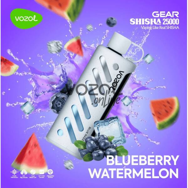 Vozol Gear Shisha 25000 Blueberry Watermelon