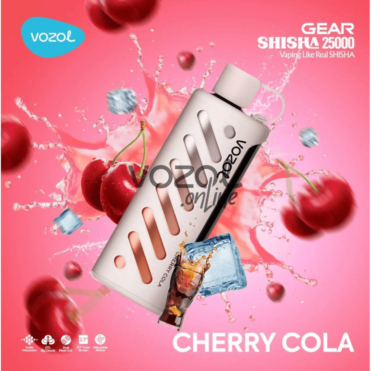 Vozol Gear Shisha 25000 Cherry Cola