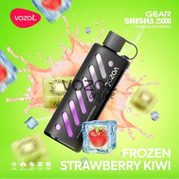 Vozol Gear Shisha 25000 Frozen Strawberry Kiwi