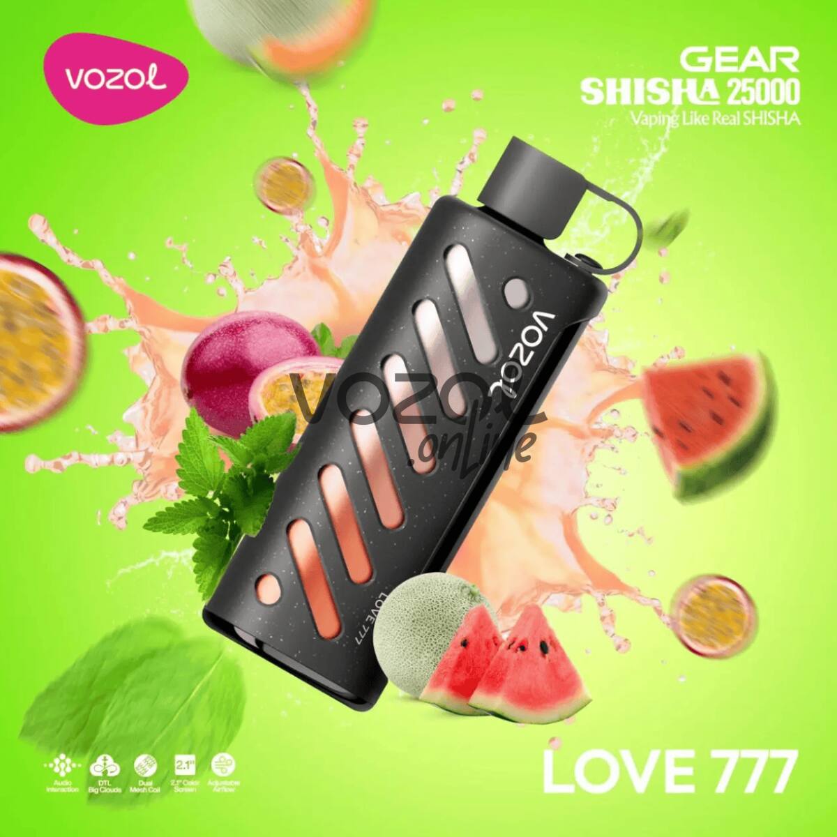 Vozol Gear Shisha 25000 Love777