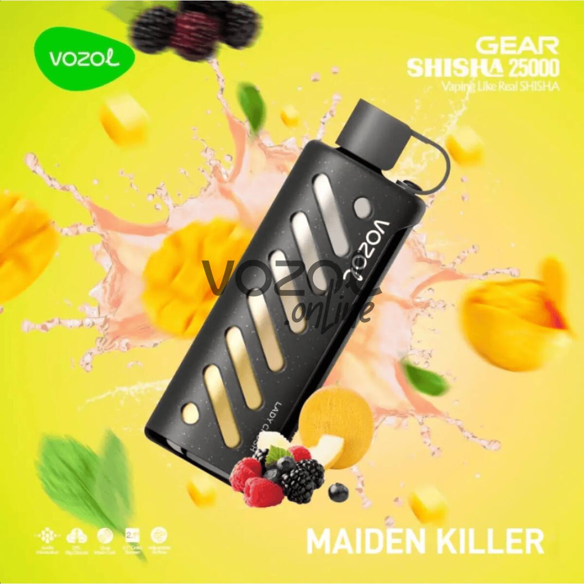 Vozol Gear Shisha 25000 Maiden Killer