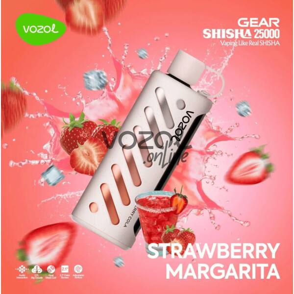 Vozol Gear Shisha 25000 Strawberry Margarita