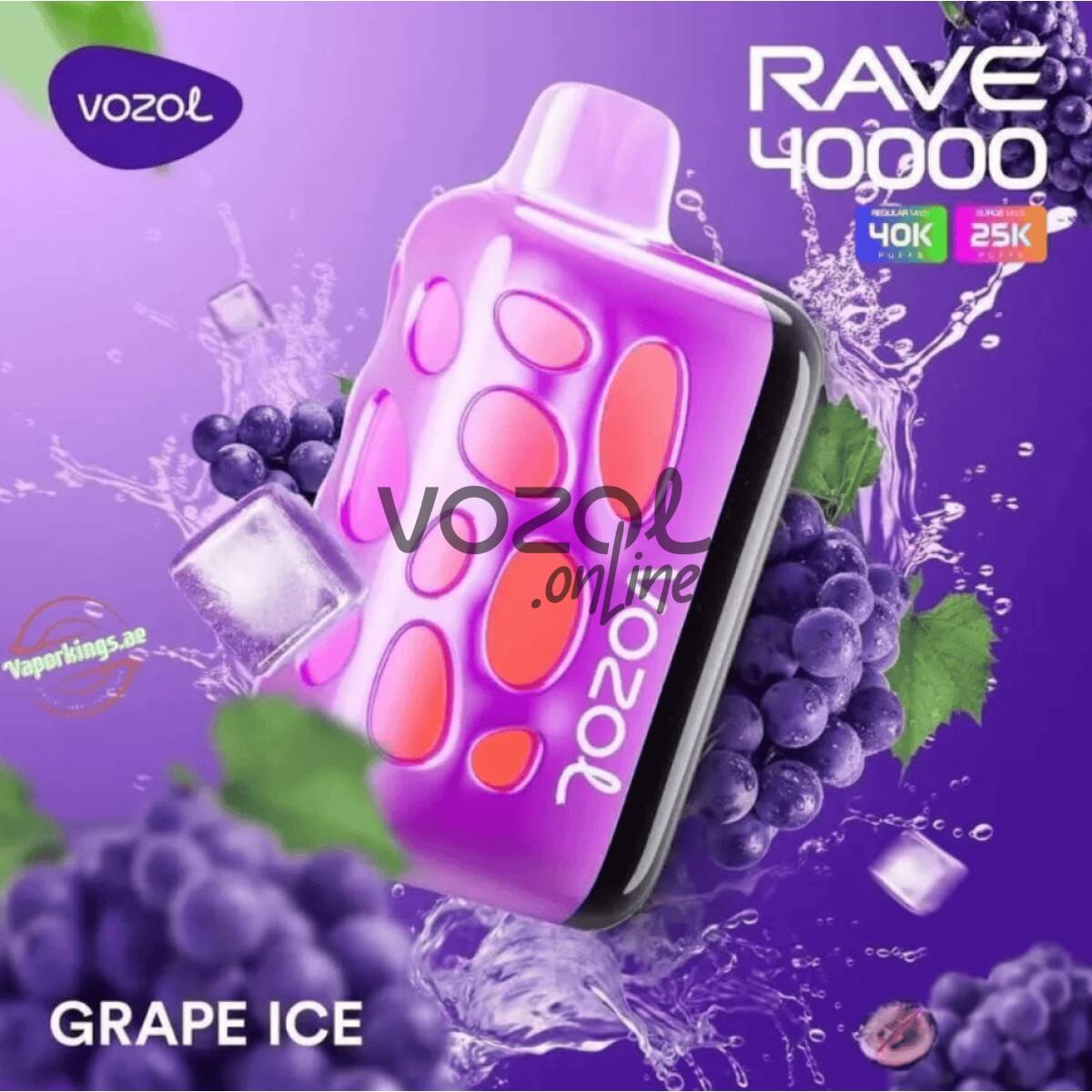 Vozol Rave 40000 Grape Ice