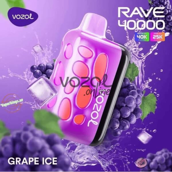 Vozol Rave 40000 Grape Ice