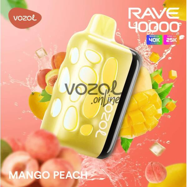 Vozol Rave 40000 Mango Peach