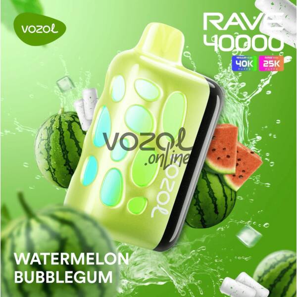 Vozol Rave 40000 Watermelon Bubblegum