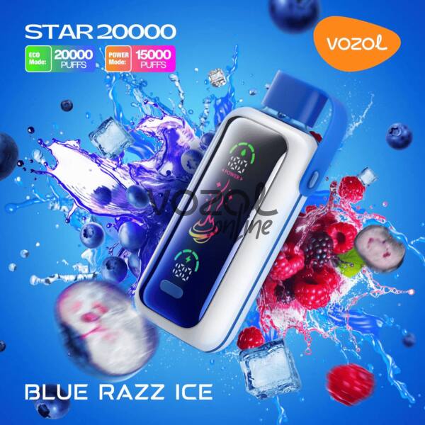 Vozol Star 20000 Bluerazz Ice