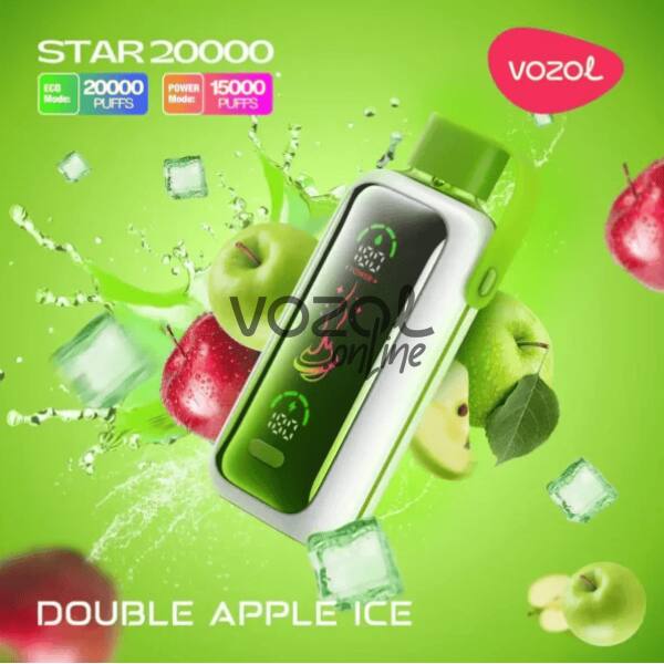 Vozol Star 20000 Double Apple Ice