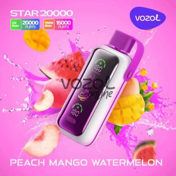 Vozol Star 20000 Peach Mango